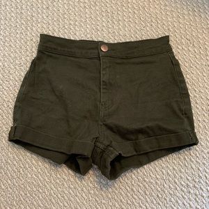 Dark green shorts